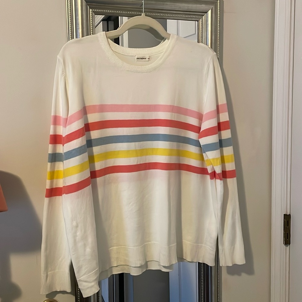 Andthewhy Striped Sweater Small/Medium